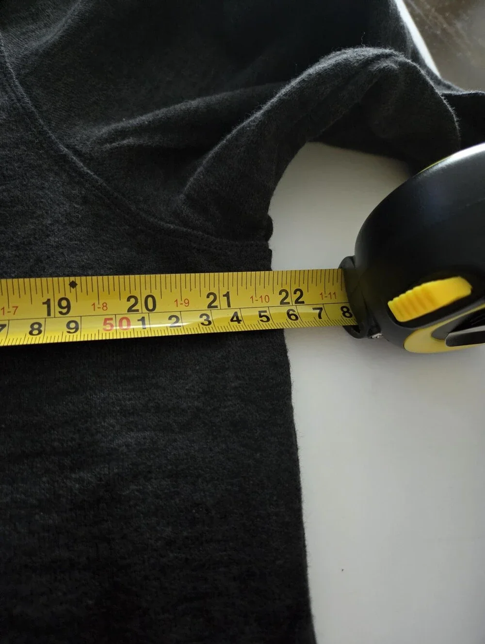 Men's Long Sleeve Henley Termal Shirt - Dark Charcoal Sz.L